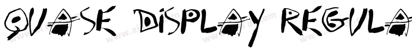 Quase Display Regula字体转换 Quase Display Regula字体转换